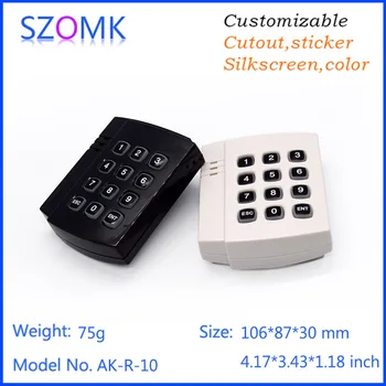 

10 pieces a lot custom abs hot forming cabinet plastic control housing for electronics design 106*87*30mm junction box case