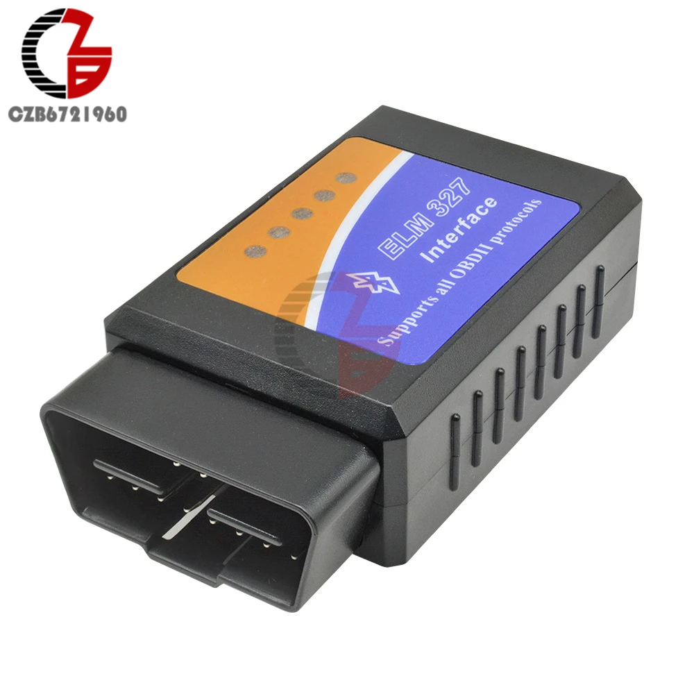 ELM327 Bluetooth OBD II ODB2 ELM327 автомобильный диагностический сканер инструмент крутящий момент оборудования V1.5 для Android Windows