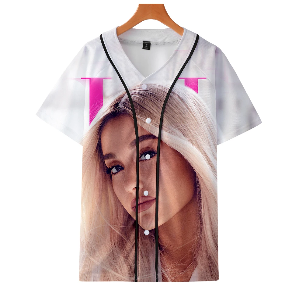 Ariana Grande 3D бейсбольная Толстовка Harajuku бейсбольные куртки мужская одежда свитшот с
