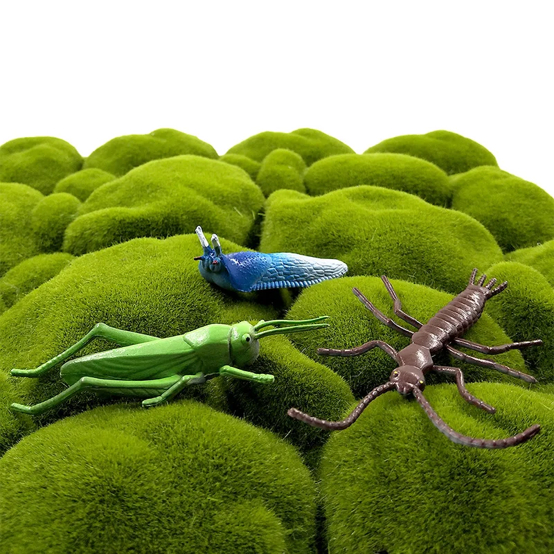 Имитация лягушки насекомое-Кузнечик Змея Ящерица фигурка животное модель домашний декор миниатюрное украшение для сада в виде Феи аксессуары