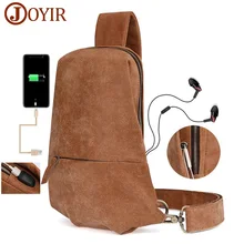 Модная обувь из натуральной кожи Для мужчин сумки груди зарядка через usb Порты и разъёмы Crossbody сумки дорожные сумки езда Курьерские сумки