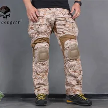 Мужские военные страйкбол BDU Брюки Походные Emerson тактические Gen3 Брюки с наколенниками AOR1 EM7026
