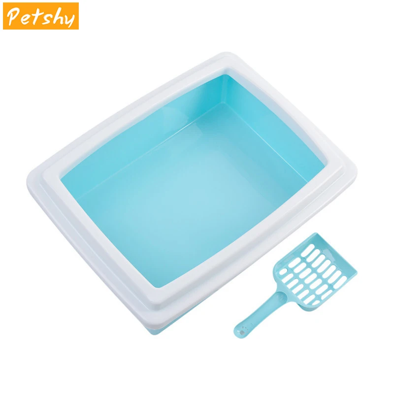 Petshy Cat Bedpans Semi Closed Anti-splash Cat Toilet Cat Litter Box Plastic Bedpan Case Pet Supplies Easy To Use Petshy Cat Bedpans Semi Closed Anti-splash Cat Toilet Cat Litter Box Plastic Bedpan Case Pet Supplies Easy To Use