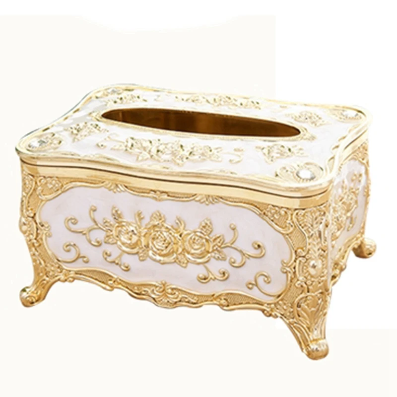  Luxury European Plastic Tissue Box Ktv Handkerchief Toilet Paper Holder