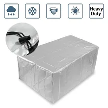 Уличная мебель защитный чехол для патио, балкона водонепроницаемый пыленепроницаемый чехол летний стол стул солнцезащитный чехол