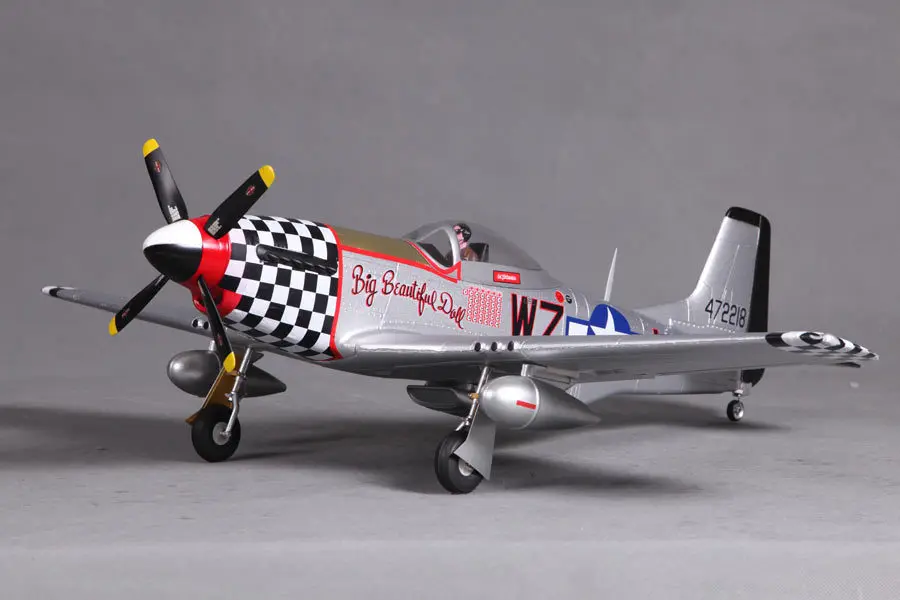 

FMS 800MM / Mini Warbird P51 / P-51 D Mustang V2 Big Beautiful Doll BBD PNP Duralble EPO Scale Radio Control RC MODEL PLANE