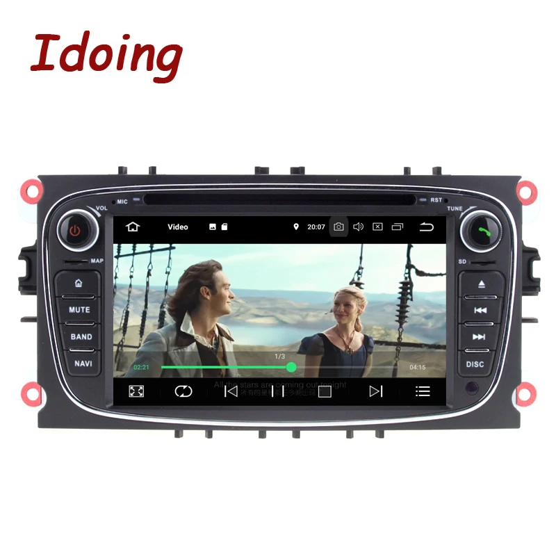 Best Idoing 7"2Din Andriod 8.0 Car Radio DVD Multimedia Player For Ford Focus Mondeo PX5 4GB RAM 32G ROM 8 Core IPS GPS Navigation 2