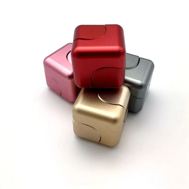New star ball top finger tip gyro aluminum alloy magic pressure reducing artifact metal camouflage cube pirate dream space
