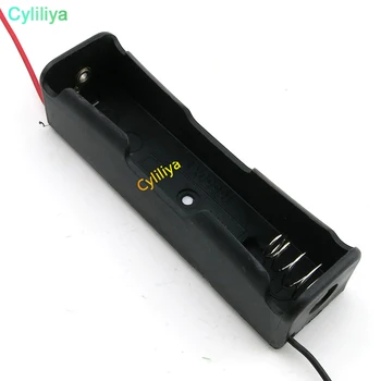 

1000pcs Plastic Battery Storage Case Box Holder for Single 1 x 18650 1*18650 Bateria Black with 6