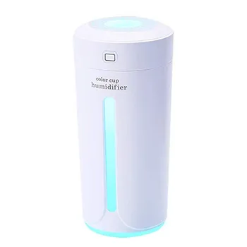 

Mini Air Humidifier USB Ultrasonic Humidifier Car Aroma Diffuser Electric Essential Oil Diffuser Cup 7 Color LED Lights