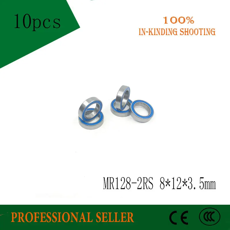 

Free shipping 10pcs/lot MR128-2RS 678-2RS MR128 ABEC-3 678 deep groove ball bearing 8x12x3.5 mm miniature bearing