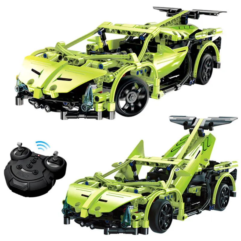 

Blocks Toy Rc Remote Control Car Jeep Truck Car Military Parade Building Bricks Technic Series Compatible Weapon Assembling