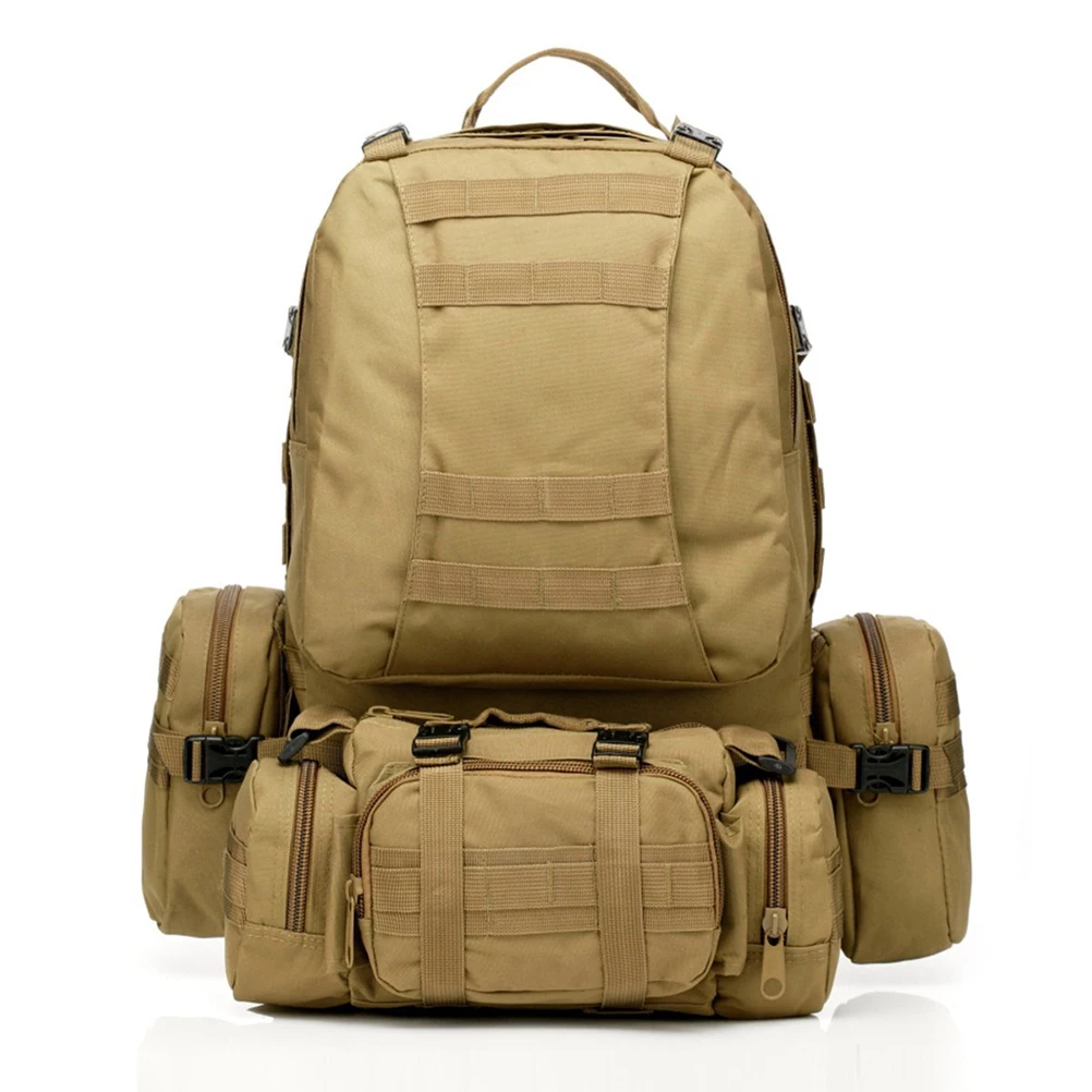 

Military Outdoor 50L Backpack Rucksack Camping Hiking Trekking Bag (Tan)