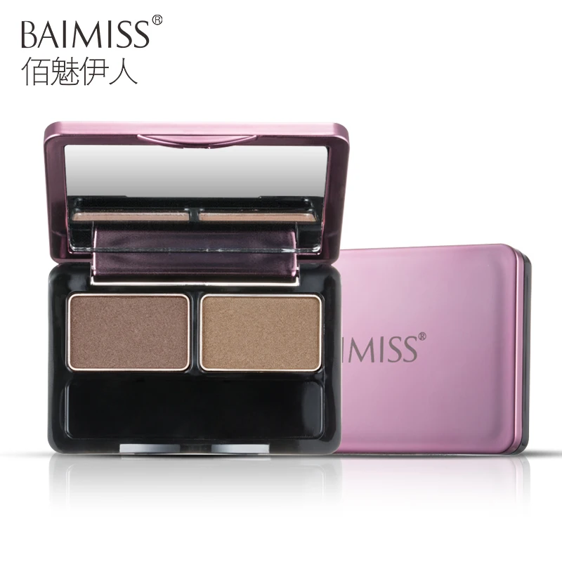 

BAIMISS Eyebrow Powder Shadow Palette Enhancer with Ended Brushes