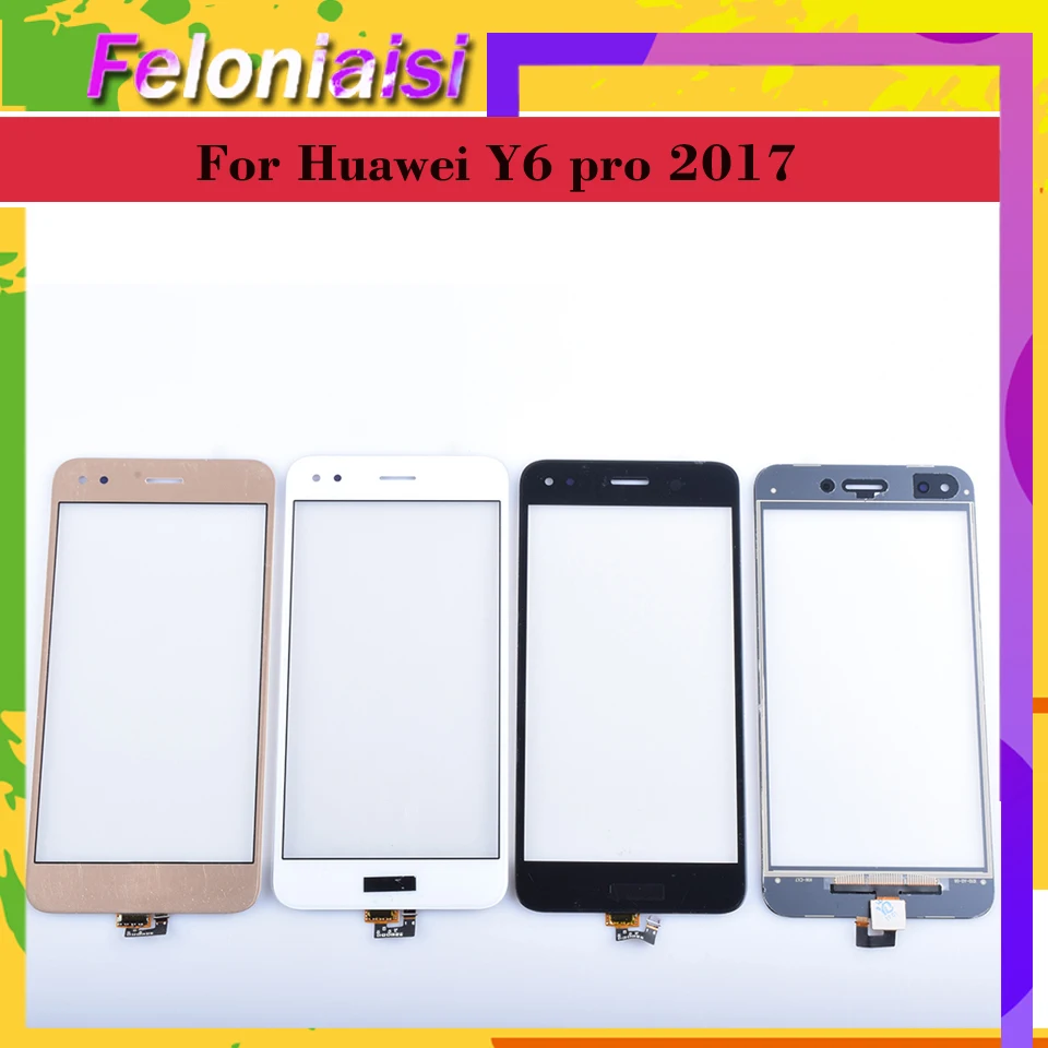 

For Huawei Y6 Pro 2017 and Y6 2017 Nova Young Touch Screen Panel Sensor Digitizer Front Glass Outer Lens Touchscreen