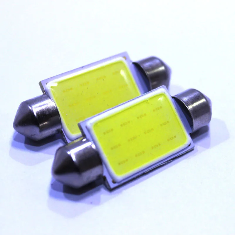 500 шт. 31 мм 36 39 41 C5w 12 В 3 Вт автомобильный Festoon светильник Cob чипов автомобильные