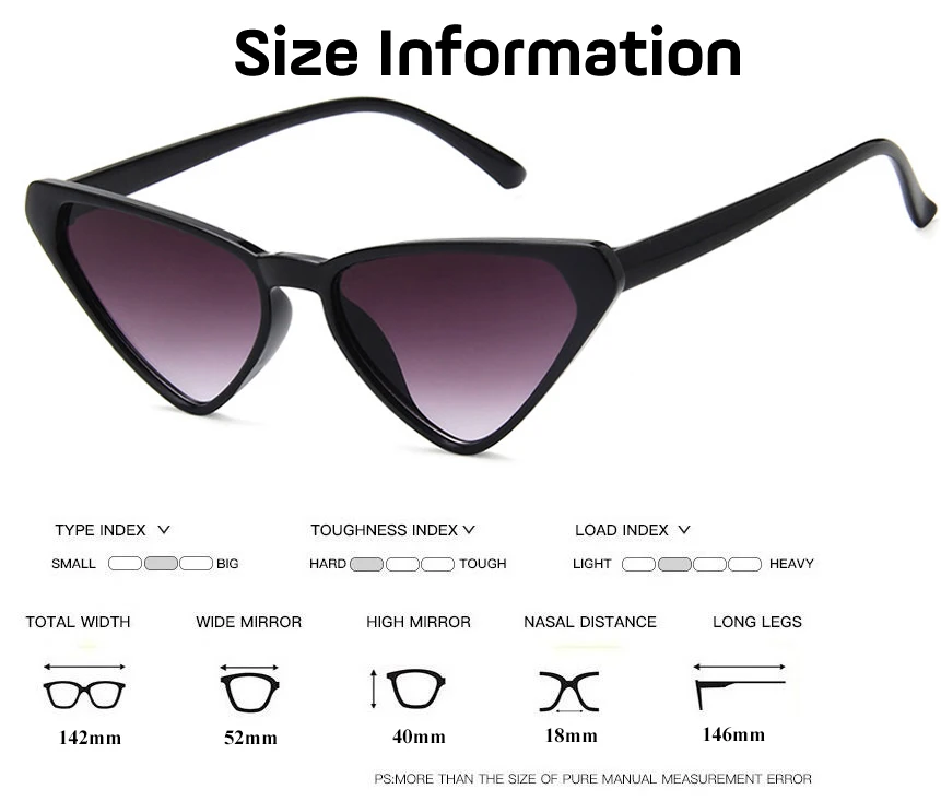 2019 Fashion Sunglasses Women Vintage Cat Eye Eyewear Retro Women's Glasses UV Protection Sun Glasses Ladies Cateye Eyeglass