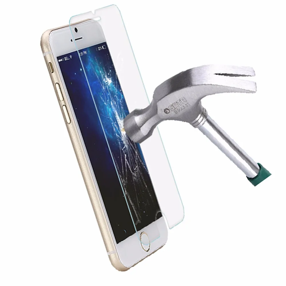 For-iPhone-Tempered-Glass-Screen-Protector-0-26MM-9H-LCD-Clear-Front-Explosion-Protective-Film-For