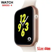 Reloj inteligente para hombre, pulsera de 44mm, Color dorado, para apple watch, iphone 6, 7, 8, X, Samsung, Android, teléfono, compatible con Whatsapp