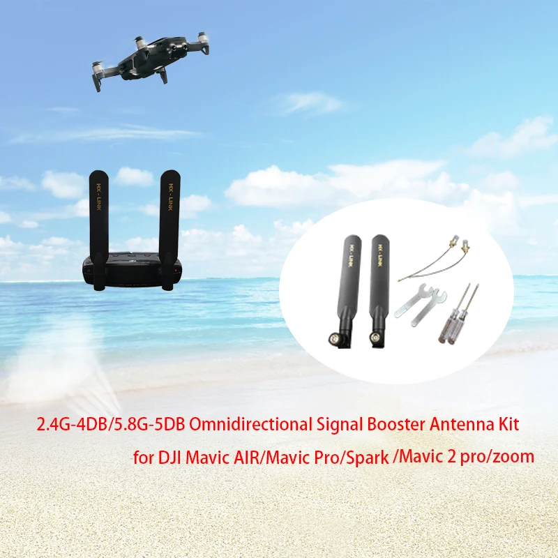 Cheap Price for  DJI Mavic Air/Mavic Pro/mavic 2 zoom Signal Booster Omnidirectional Antenna Booster Range Extender 