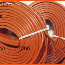 15 мм х 1 м 80 W 220 V компрессор для кондиционирования воздуха Картера силиконовых обогреватель, Нагревательный элемент резиновые водонепроницаемые Трубопроводный подогреватель группа