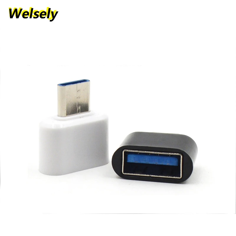 Адаптер OTG с Usb портом Мама на type c 100 шт. адаптер USB 3 1 Для Xiaomi mi6 5s huawei p10 p9 honor 9