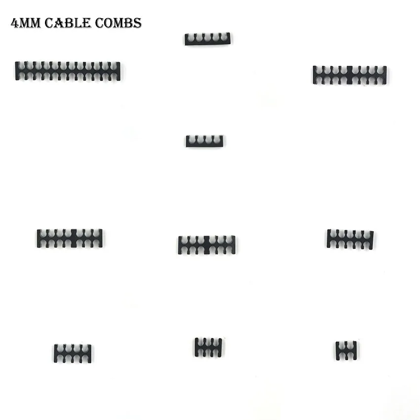 

WinKool 4mm Sleeved Cable Black Cable Combs For ATX 24Pin 8Pin 6Pin 16Pin 14Pin 12Pin 10Pin 4Pin Extension Cables