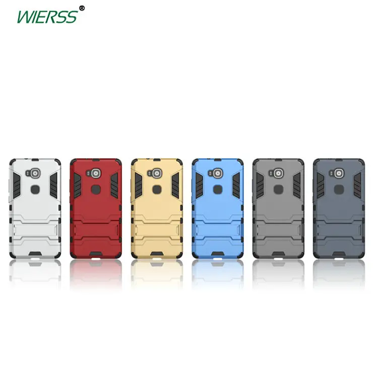 3D ударопрочный Твердый чехол с подставкой для Huawei Ascend G8 (GX8/G7 PLUS/maimang 4 D199) TIT AL00