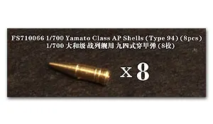 

Five Star Model FS710066 battleship class 94 armour-piercing projectiles (8)