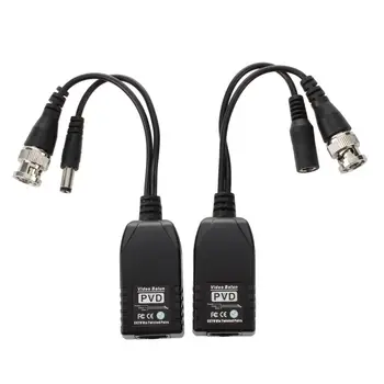 

2 pcs of MOOL Pair Transmitter Receiver Cable UTP RJ45 Passive Video Balun for CCTV Camera