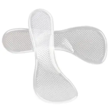 

DCOS 1 pair Silica Gel Arch Supports Pad Shoe Cushion Foot Insert High Heel Insole Flat Feet Fallen Transparent