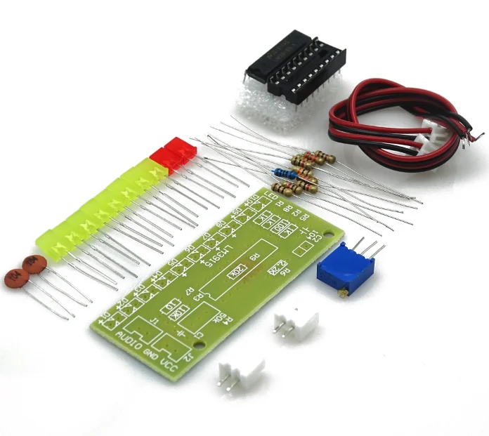

Electronic DIY Production Suite Audio Level Indicator Kit LM3915 DC 9V-12V Audio Indicator Suite