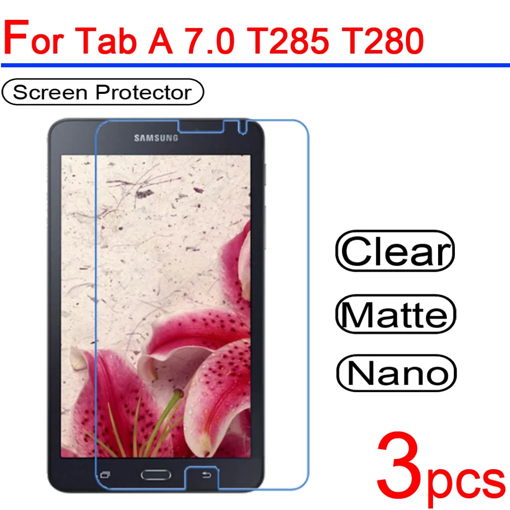 3 шт. Ультра прозрачная защитная пленка для экрана планшета Samsung Galaxy Tab A 7 0 8 9 10 1 T580