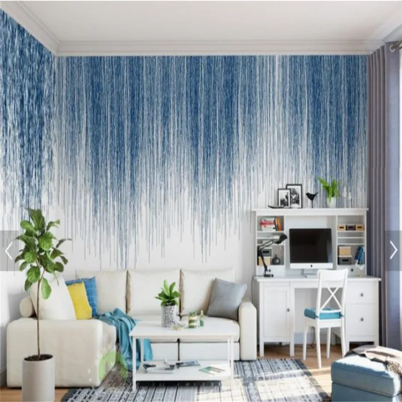 Custom wallpaper mural Nordic small fresh rose flower TV background wall - high-grade waterproof material Custom wallpaper mural Nordic small fresh rose flower TV background wall - high-grade waterproof material