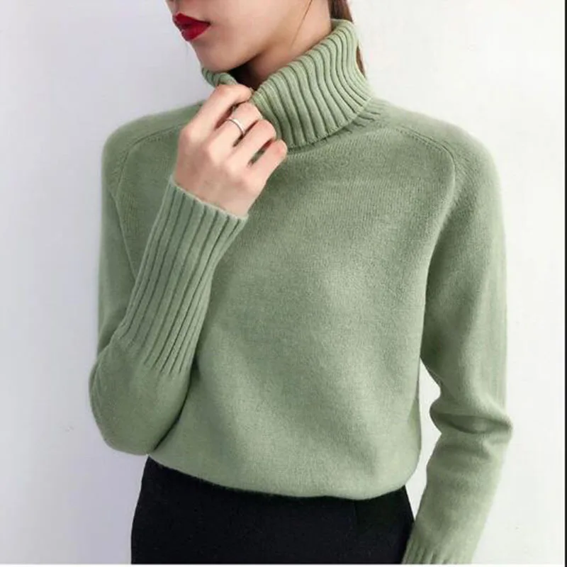 

Sweater Female 2019 Autumn Winter Cashmere Knitted Women Sweater And Pullover Female Tricot Jersey Jumper Pull Femme