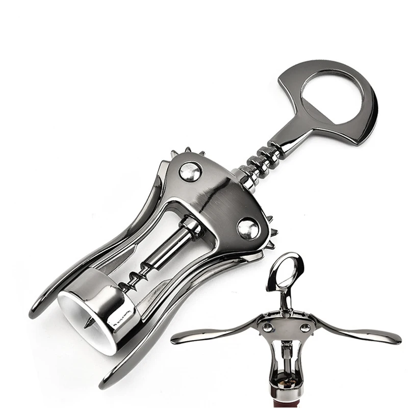 

HADELI High Mirror Light Zinc Alloy Wine Opener Multifunctional Wine Starter Simple Wine Opener