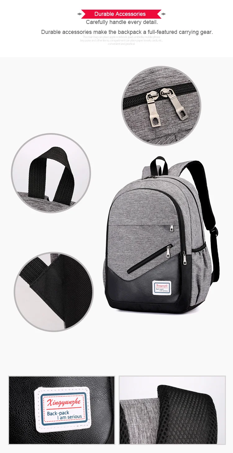 3Pcs/Lot School Backpack For Teenager Fashion School Bag Shoulders Bags Large Capacity Durable Oxford SchoolBag Backpack Mochila