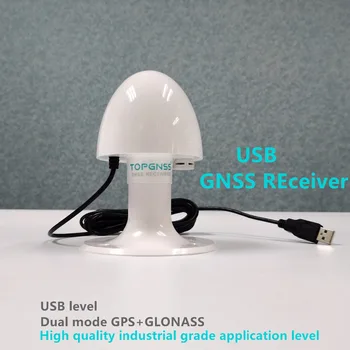 

TOPGNSS high quality USB GPS GLONASS Receiver module antenna 3.3V-5V Cable3m USB Connector NMEA0183 Built-in antenna and module