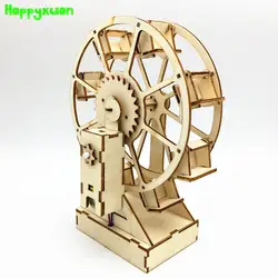 Happyxuan DIY Science Projects Электрический образовательный колесо обозрения построить свою собственную модель стебля игрушки для детей Набор