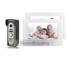 FREE SHIPPING BRAND 7 Color Screen Video font b Door b font phone Doorbell Intercom 2