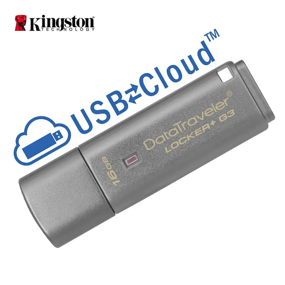 

Kingston Usb Flash Pendrive 16gb USB 3.0 Personal Data Security Automatic Cloud Backup cle usb Pen Drive Encrypted Flash Drives