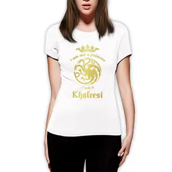 Women T-Shirt Game of Thrones Daenerys Targaryen Tshirt Funny T Shirts Cotton Tops Tee Shirt