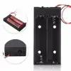 Universal Black Battery Storage Case 3.7V 2x18650 Batteries Holder Box Container With ON/OFF Switch ► Photo 2/6