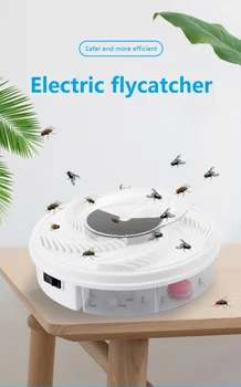 

Drop ship USB Type Full-automatic Flycatcher Household Electric Catching Fly Artifact Silent Rotating Flycatcher Flycatcher
