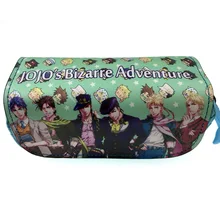 Аниме jojo bizare adventure Пенал Макияж сумка косметичка мультфильм Zippe сумка для хранения канцелярские принадлежности