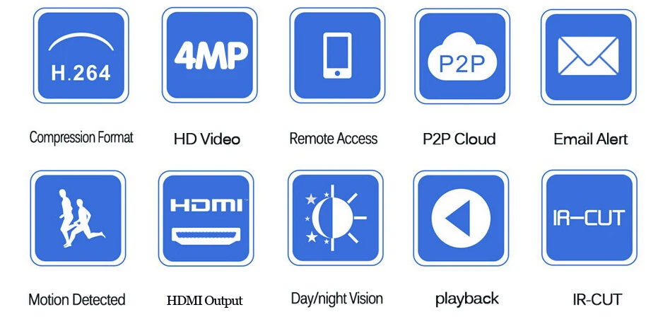 Белый Черный Купол HD Камера видеонаблюдения 8CH 4MP AHD DVR Системы Комплект HDMI Выход удаленного просмотра 8 шт. 4.0MP крытый 40 м AHD Камера