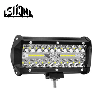 

2018 Work Light LED Bar 4x4 levels accessories 12V 120W 6-Inch Spot Offroad Auto Motorcycle Truck Headlight luces led para auto
