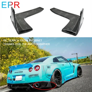 

For Nissan R35 GTR Glass Fiber Bumper Splitter Body Kit Auto Tuning Part For GTR R35 LB Style Fiberglass Rear Bumper Splitter