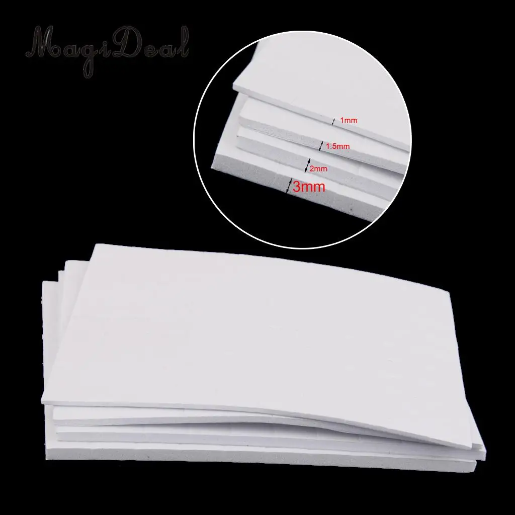 4 sheet Double Side Adhesive From Pads Sticker Fixers for Card Making Super Strong Mounting Sticky Tape 1 mm for Posters Glass
