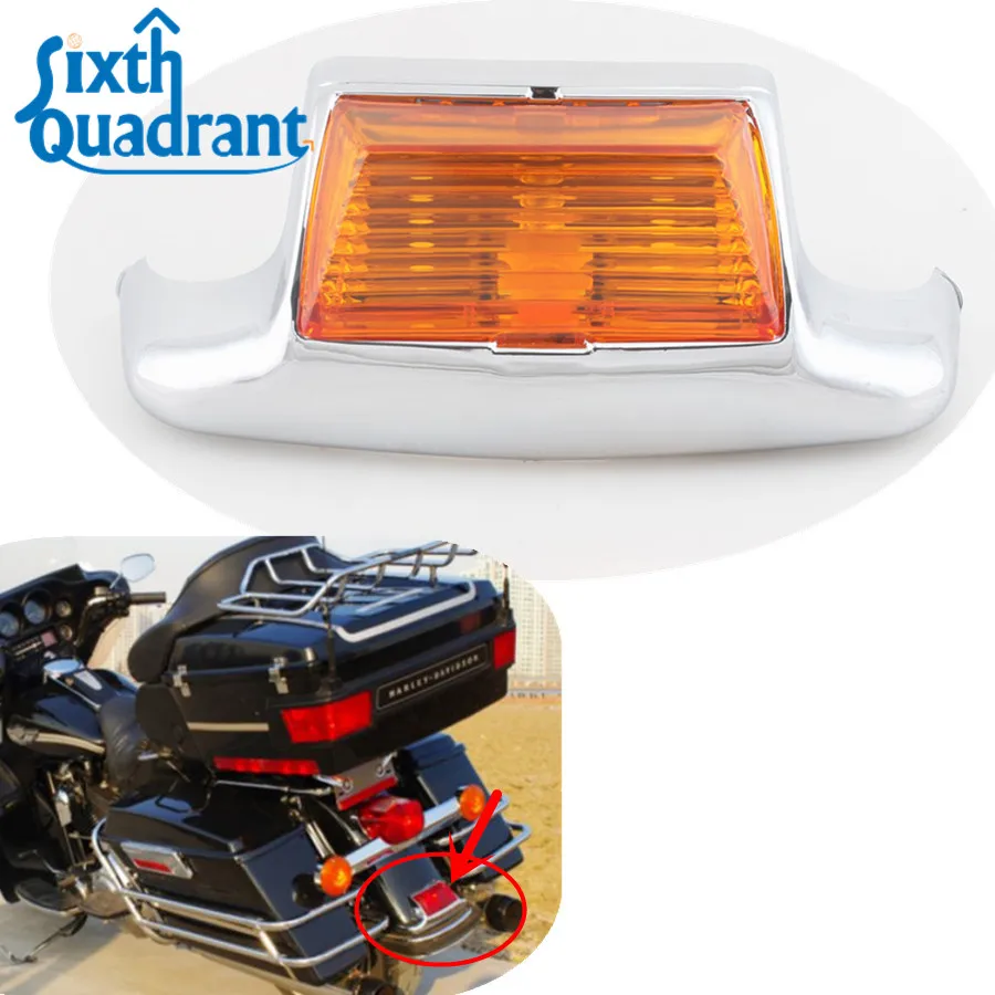 Motorcycle Decorative Accessories Amber Rear Fender Tip LED Light For Harley Davidson Harley